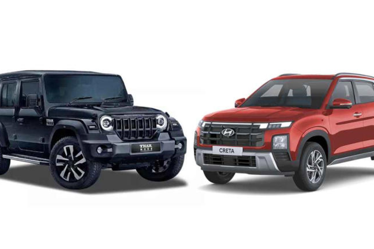 Mahindra Thar Roxx vs Hyundai Creta: A specification comparison