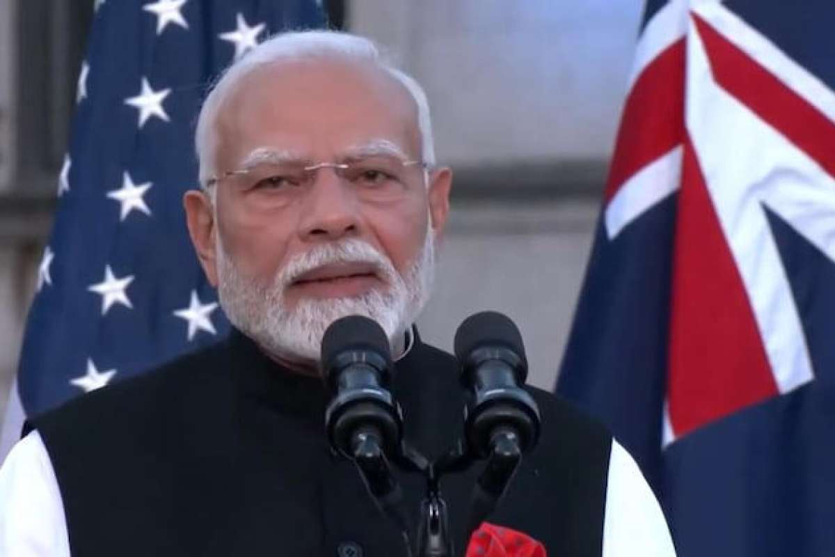 On Day 1 of PM Modi's visit to the US, the US and India finalized a drone deal, and plans for a semiconductor plant in Kolkata were announced.